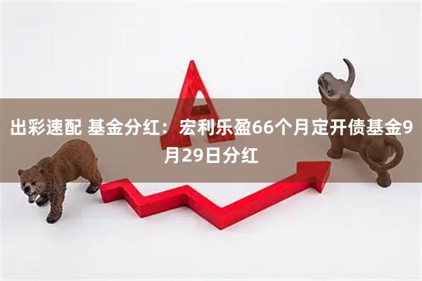 出彩速配 基金分红：宏利乐盈66个月定开债基金9月29日分红
